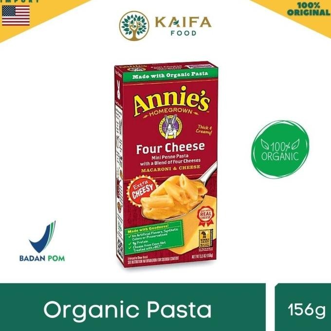 

NEW PRODUK ANNIE'S PENNE & FOUR CHESSE MACARONI & CHEESE 156GR !!!!!