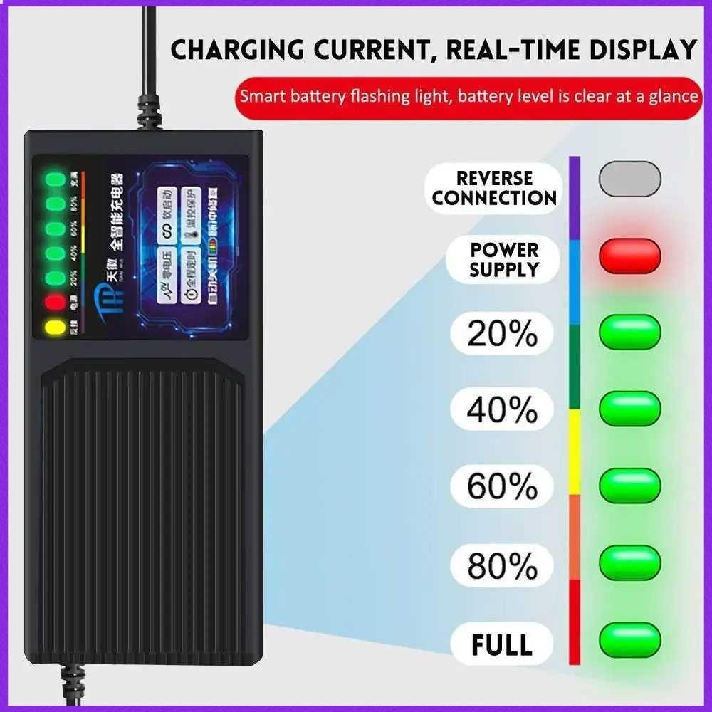 

COD LEORY Charger Baterai Sepeda Skuter Elektrik E-Bike Vehicle 48V 12AH - L3
