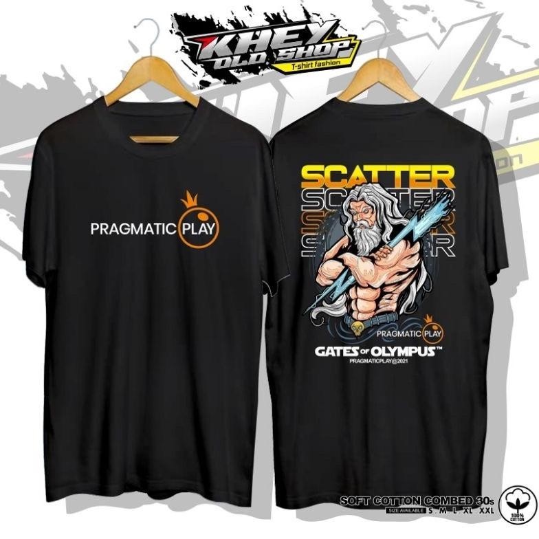 Kaos Viral Scater V1 Pragmatic Slot Distro Zeus Premium Pria Wanita Terlaris