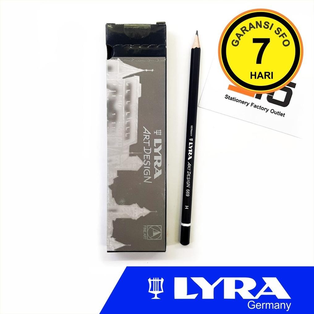 

Pensil Lyra Art Design 669 H - Graphite Pencil H