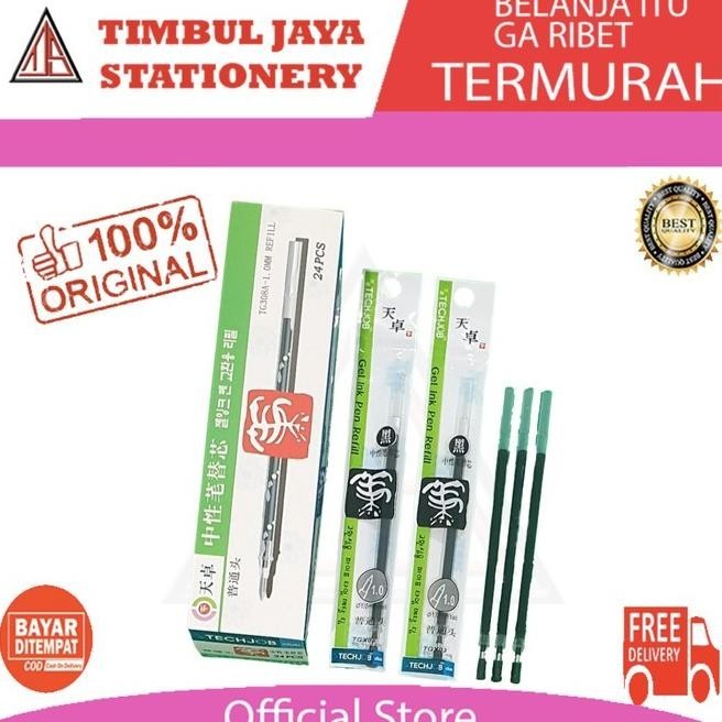 

Tizo Isi 24 Pcs Isi Pen Gel 1.0 Mm Tg308A Refill Pulpen Sign Pen Tg340 | Casmenon