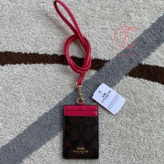 

Coach Lanyard Pemegang Kartu Id/Name Tag Diy Lanyard Pink 65573 Kualitas Premium