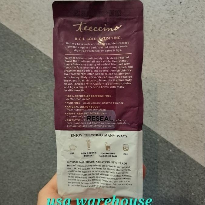 

Teeccino Chicory Herbal Coffee Acid Free With Prebiotic 312 Gr