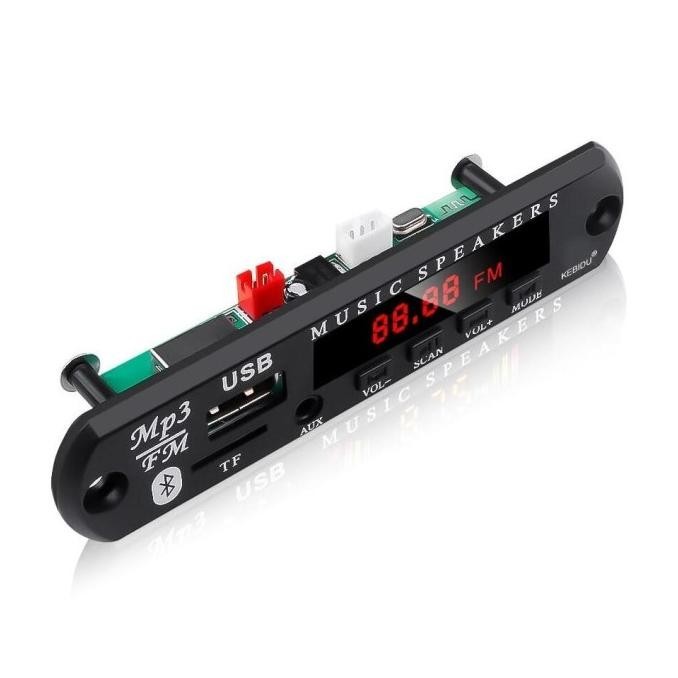 COD+Ready Stock Mp3 Kit Modul Bluetooth Versi 5.0 Usb Aux Fm Ridio