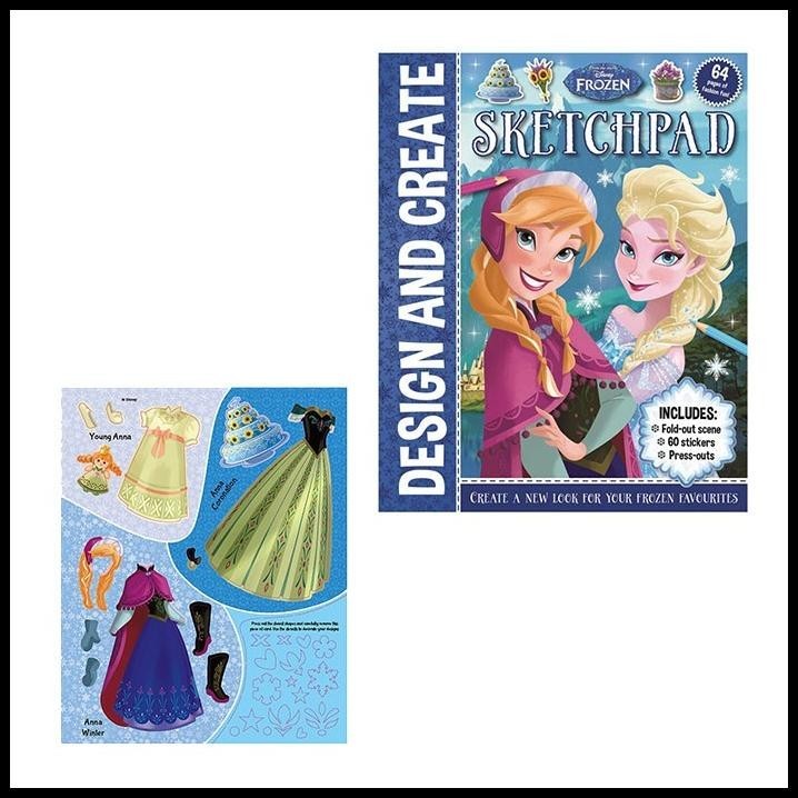 

GRATIS ONGKIR DISNEY FROZEN DESIGN AND CREATE SKETCHPAD ACTIVITY BOOK !!!!!!!