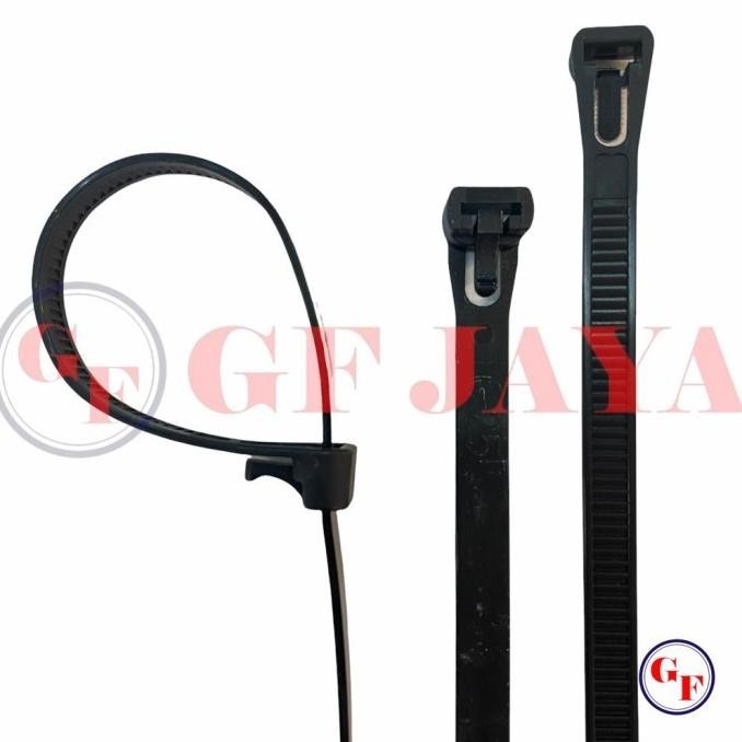 

Kabel Ties Sigma Rel 250 Copot Lepas Pasang Releaseable Ties 8Mm Hitam Premium Murah Baru