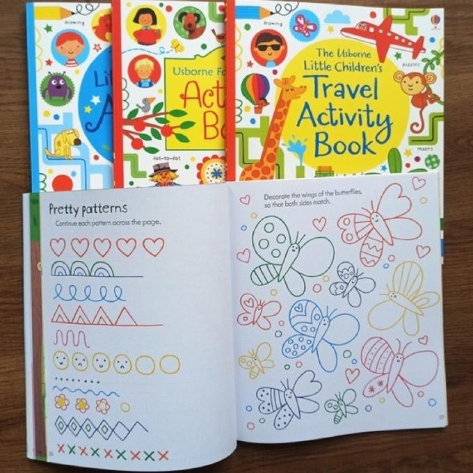 Usborne Activity Little ChildrenS Book Buku Edukasi Anak Aktivitas Tesani