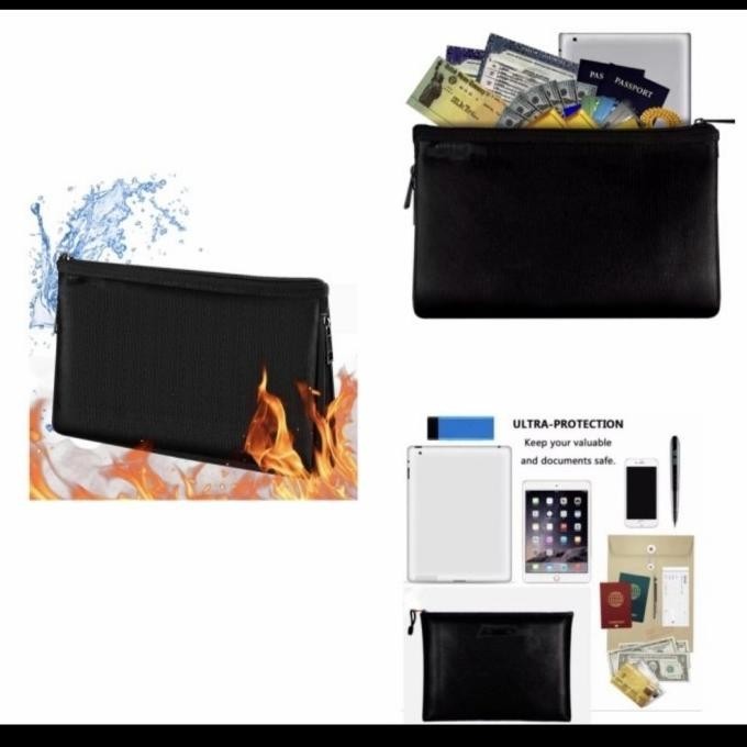 

Fireproof Document Pouch Premium Murah Baru