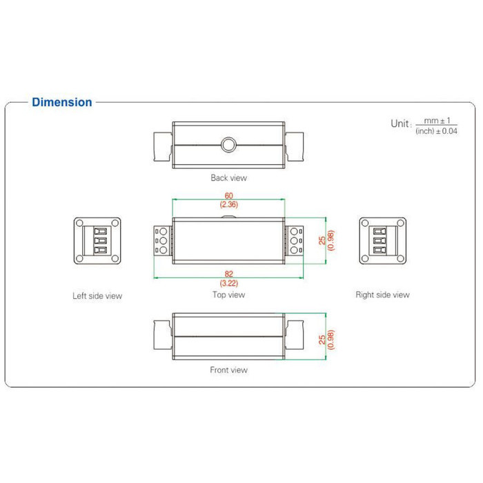 Surge Arrester / Lighting Protector / Proteksi Petir RS-232 Serial K01