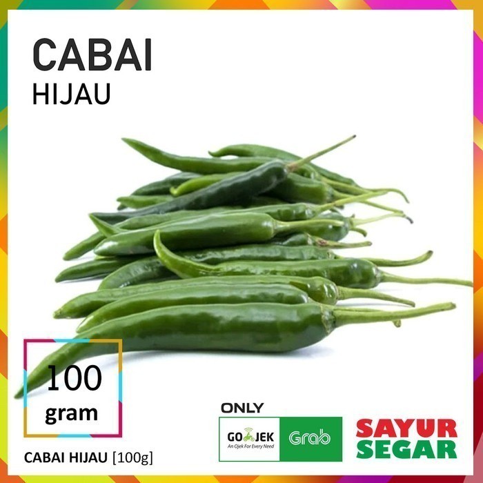 

Cabai Hijau Besar 100G Fresh