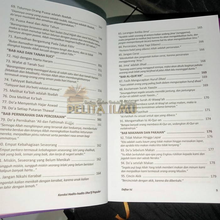 Buku Koreksi Hadits-Hadits Dha'If Populer - Hadits Lemah Dan Palsu