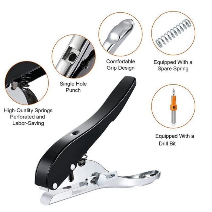 

8Mm Heavy Duty Single Hole Puncher Countersink Bor Edge Band Opener