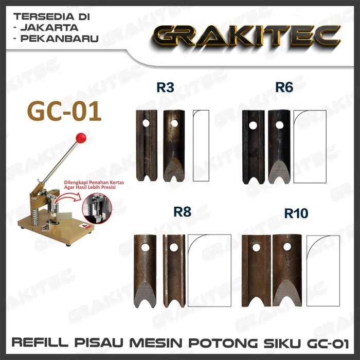 

Refill Pisau Mesin Potong Siku Round Corner Gc 01