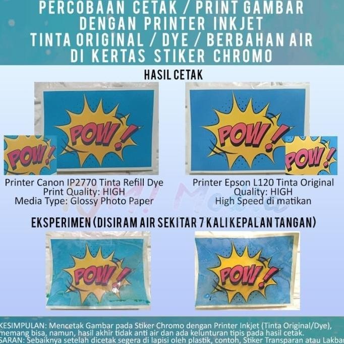 

Kertas Sticker Chromo A4 (1 Rim/500 Lembar)