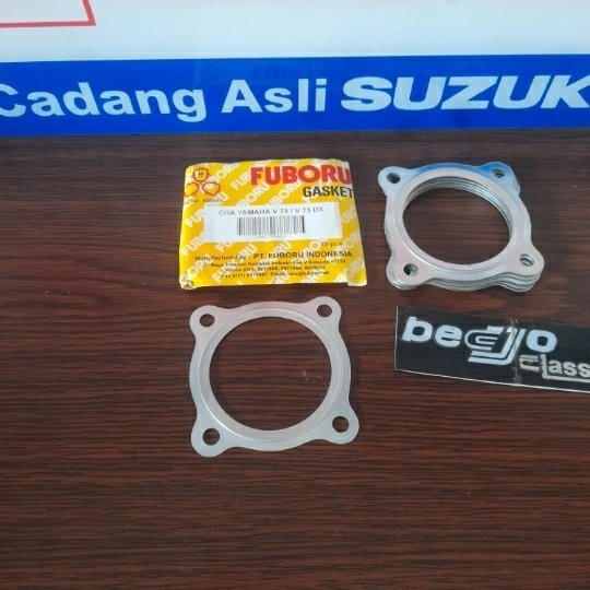 gasket packing paking perpak cylinder head kop cop YAMAHA V75 V 75 ORISINIL FUBORU