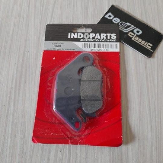 kampas rem depan cakram pad set YAMAHA JUPITER MX VEGA R VEGA R NEW merk indopart