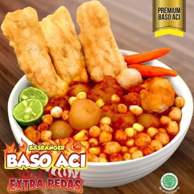 

Bundle 5pcs Basranger Baso Aci Extra Pedas 200gr Makanan Instan RTE GM