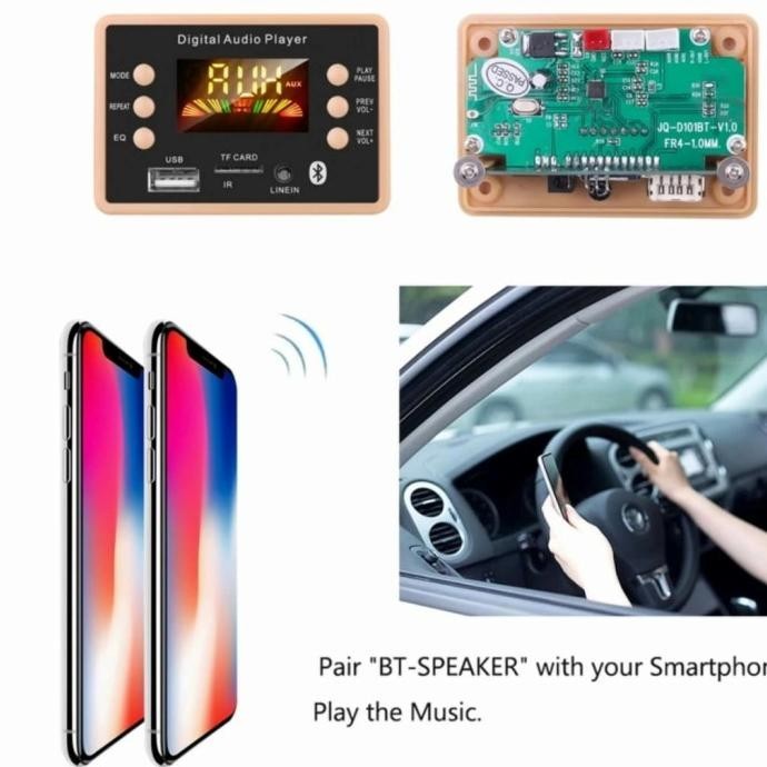 optimus papan modul amplifier Bluetooth mp3 player audio power speaker
