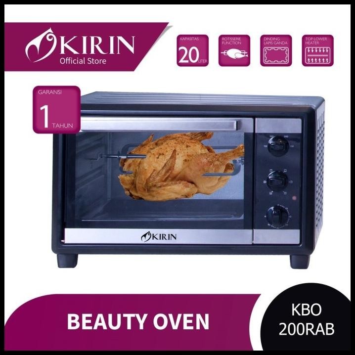 KIRIN OVEN ELEKTRIK KBO 200RA / 200 RA LW / OVEN LISTRIK KIRIN 200RA