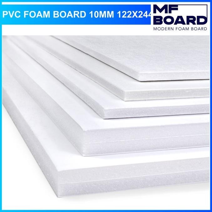Pvc Board / Pvc Foam Board 122 X 244 Cm 10Mm Triplek Costumeable Produk Berkualitas