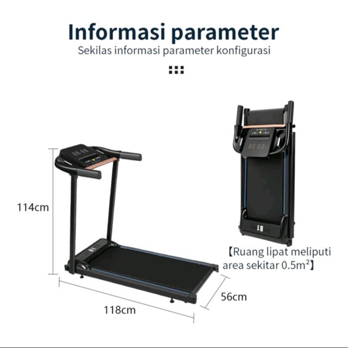 

Treadmill Rumah Elektrik Alat Lari Kokoh Berkualitas