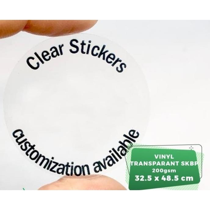 

Kertas A3+ Sticker Quantac Vinyl Transparant Skbp-1Pack-100Lbr