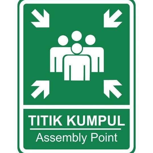 

Rambu Titik Kumpul Ukuran 40X60 Cm (Glow In The Dark/Posfor)