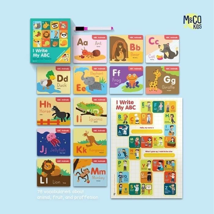 

I Write My Abc (Wipe & Clean Flashcards)