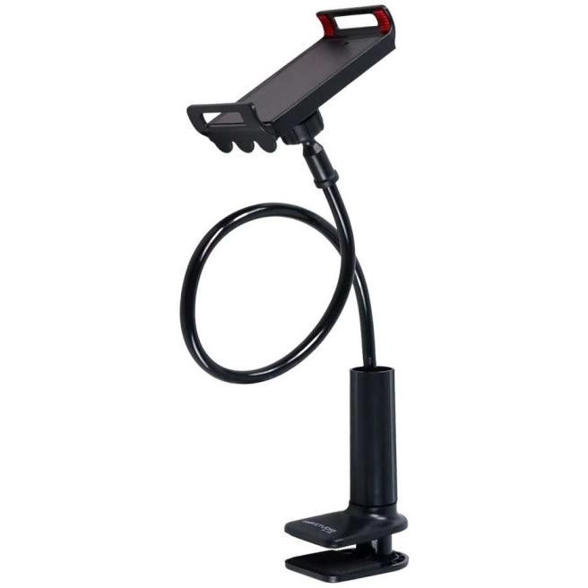 Lazypod Stand Jepit Ranjang Meja Phone Holder Penyangga Hp Tablet Ipad