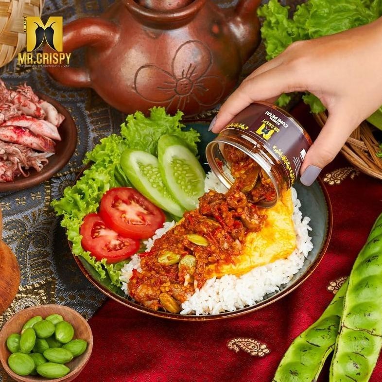 

Sambal Cakalang/Tongkol/Roa/Ikan Asin Jambal Sambel Mr.Crispy