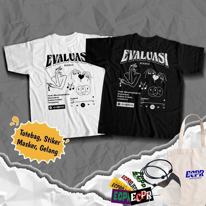 Terlaris [AESTHETIC] KAOS EVALUASI HINDIA SALE