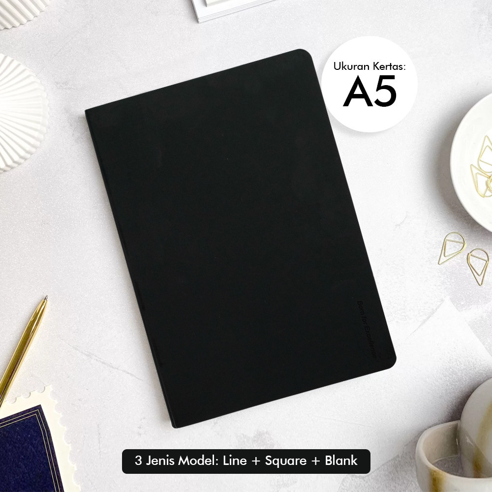 

Kaco ALIO MEMORY II Buku Catatan Kerja Notebook (Line+Square+Blank) - K1307