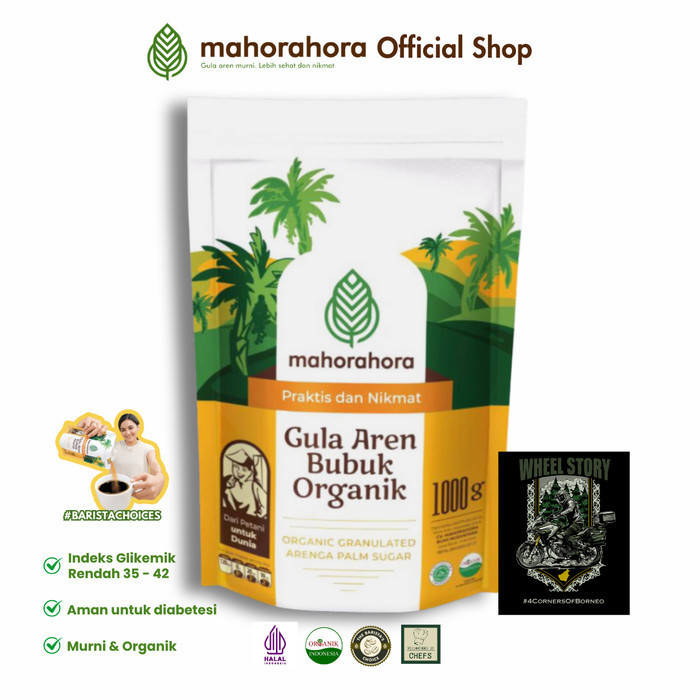 

Gula Aren Bubuk 1Kg Mahorahora + Hadiah Merch Buff Lited Edition