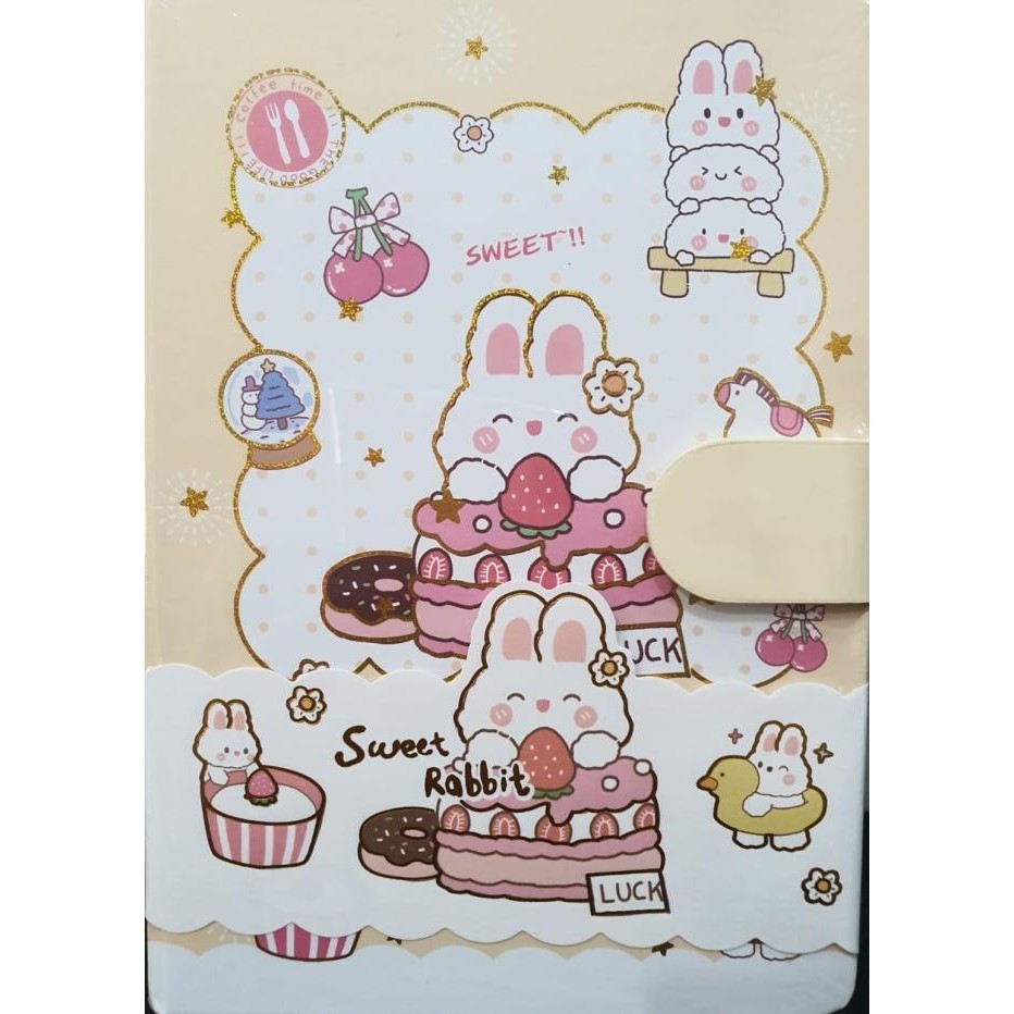 

Buku Diary Notebook Lucu Agenda Import Sweet Rabbit Baktioktavianiseller