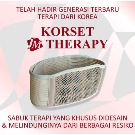 Warelly - Jm Power Waist Therapy Korset Gwisamunsok Sabuk Terapi Pinggang