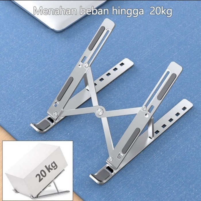 Stand Laptop Aluminium Multifungsi