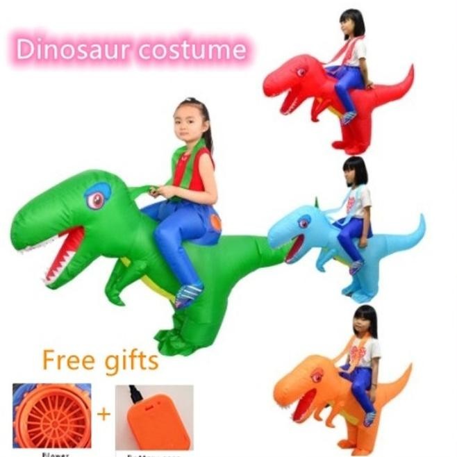 Kostum Dino / Kostum Dinosaurus Anak / Dinosaurus Tiup / Kostum