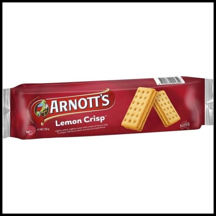 

[250Gr] Arnott'S Lemon Crisp Biscuit - Arnotts Biskuit Isi Cream Lemon