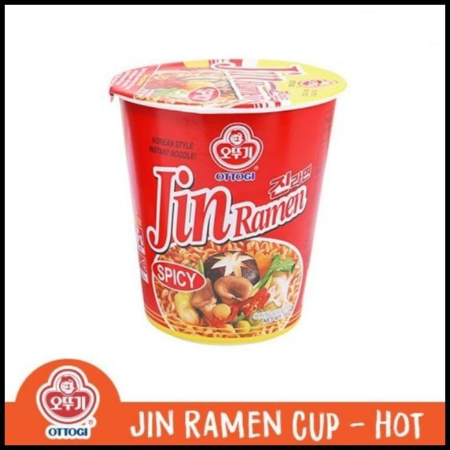 

Ottogi Jin Spicy Ramen Cup Bowl - Mie Instan Pedas Ala Korea