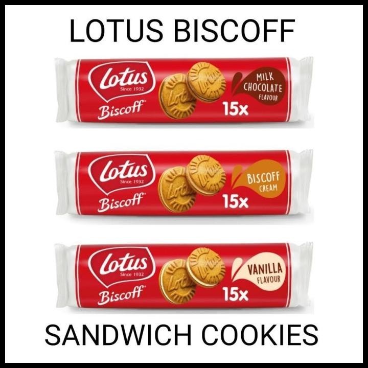 

[150Gr] Lotus Biscoff Sandwich - Vanilla / Cream / Milk Chocolate