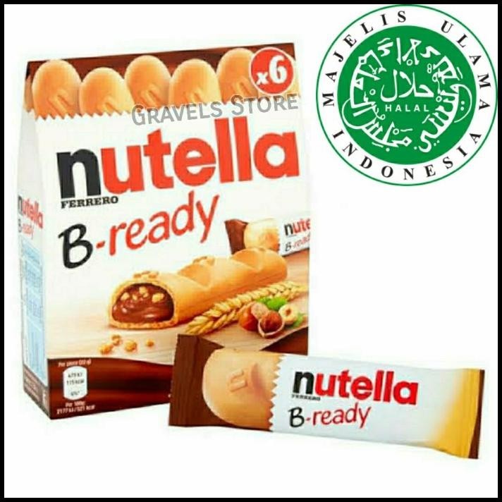 

[132Gr] Ferrero Nutella B-Ready Halal - B Ready Bready Wafer Hazelnut