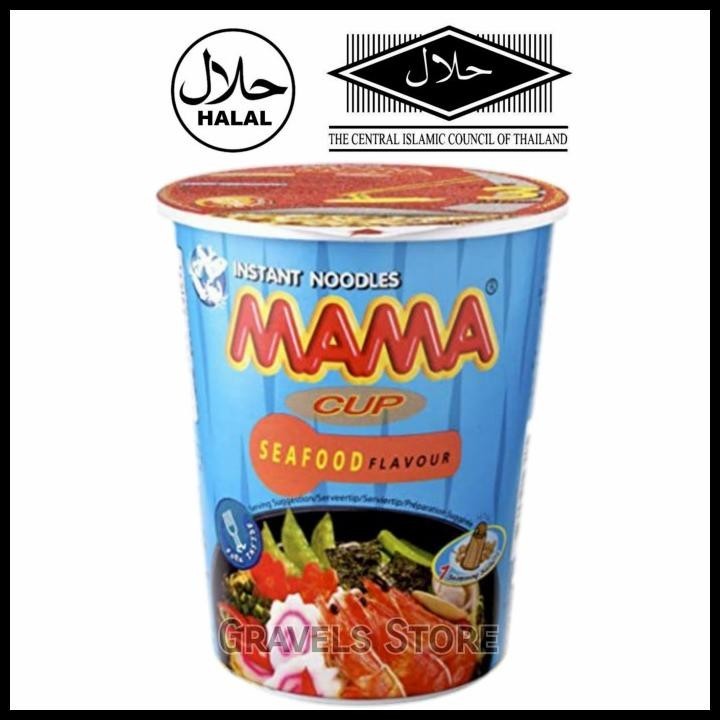 

[70Gr] Mama Seafood Flavour Cup - Mi Instan Rasa Seafood Thailand