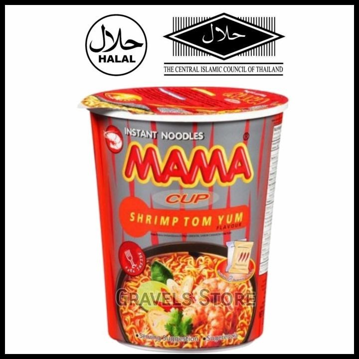 

[70Gr] Mama Shrimp Tom Yum Cup - Mi Instan Rasa Tom Yum Udang Thailand