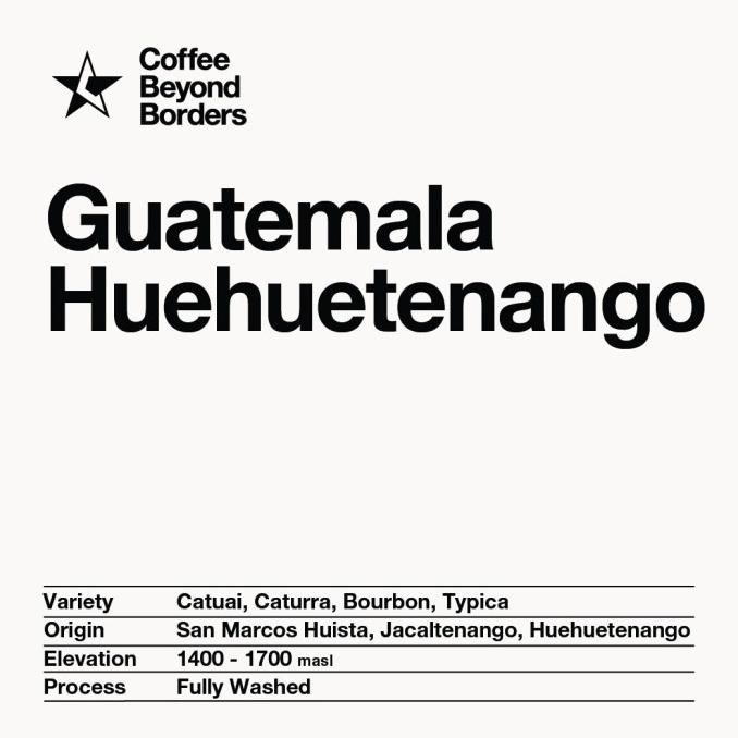 

Arabica Green Beans - Guatemala Huehuetenango Washed