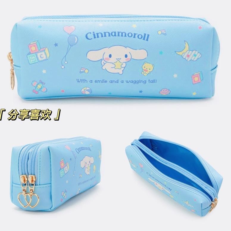 

VE29 TEMPAT PENSIL 2 SEKAT MOTIF KARTUN SANRIO PREMIUM CINAMOROLL MELODY KUROMI LUCU Murah