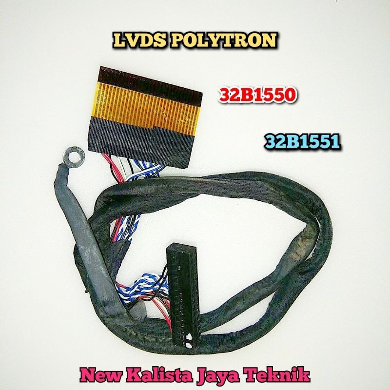 KABEL LVDS TCON TV POLYTRON 32B1550 32B1551 ORIGINAL KABEL FLEXIBLE TV PLD 32B1551 PLD 32B1550 KABEL