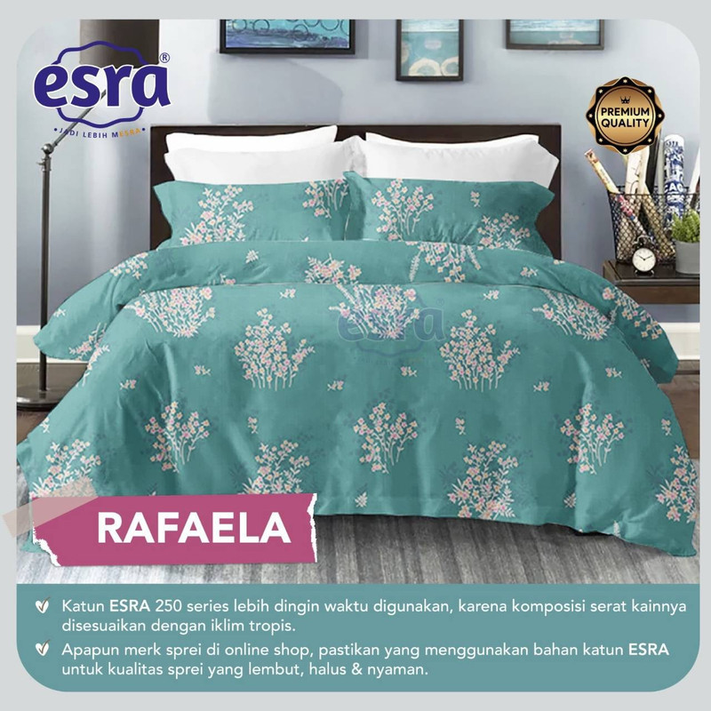 Bedcover & Sprei Premium Katun ESRA Motif Rafaela