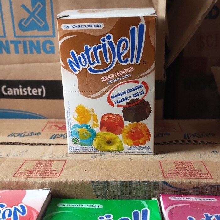 

Nutrijell cokelat 12 sachet 20 gr (kotak) K01