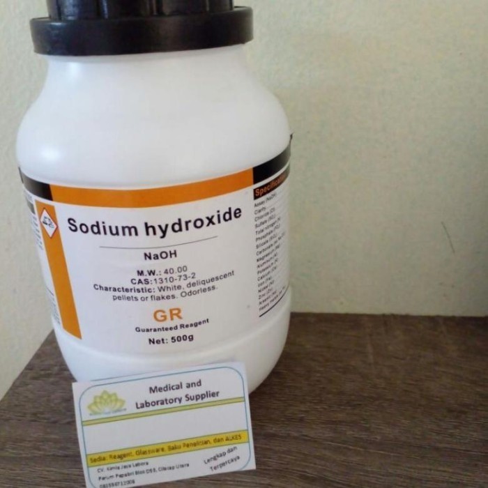 

NaOH 0.1 N (Normalitas) 100 ml K01