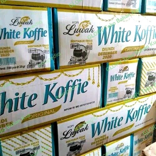 

kopi luwak white coffee original 1 dus isi 20 renceng K01